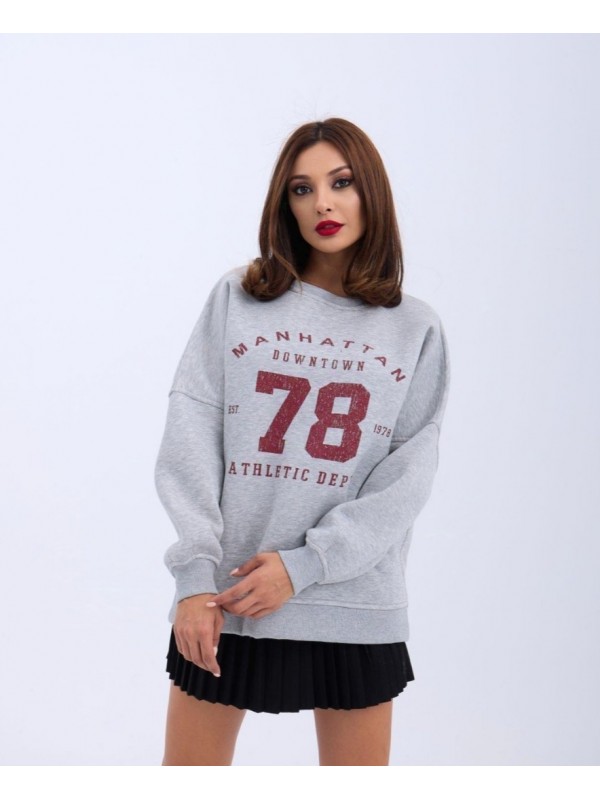 Baskılı Sweatshirt 